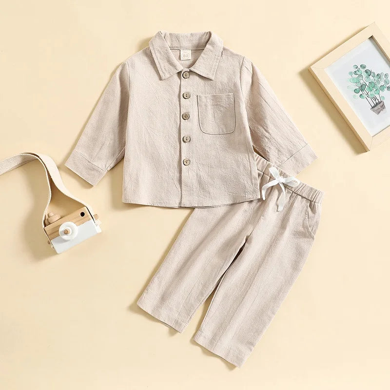 Baby & Toddler Linen Cotton Outfit