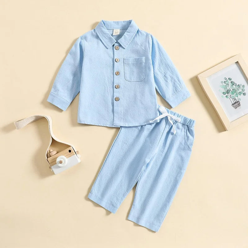 Baby & Toddler Linen Cotton Outfit