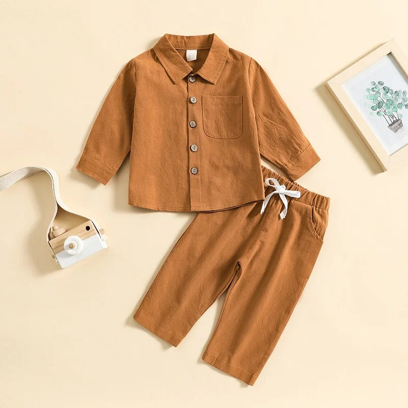Baby & Toddler Linen Cotton Outfit