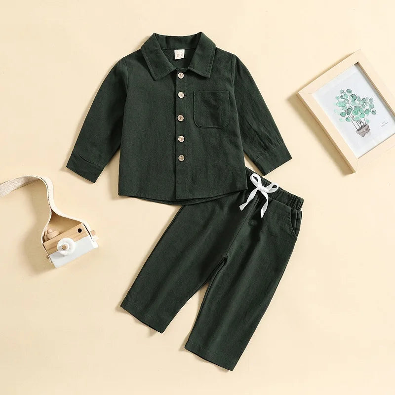 Baby & Toddler Linen Cotton Outfit
