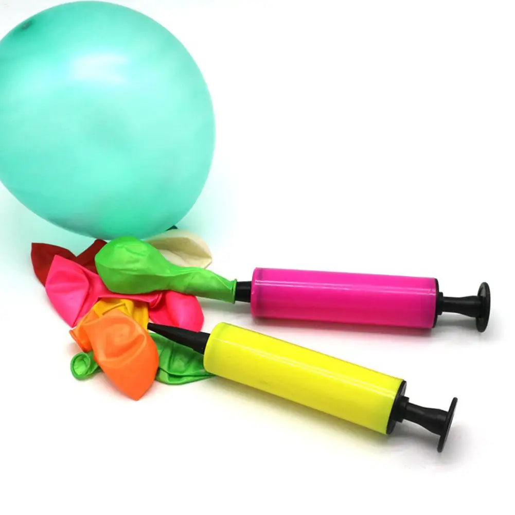 1Pcs Balloon Pump Balloon Inflator Hand Push Air Pump Wedding Birthday Party Kids Baby Shower Balloon Accessories Tools