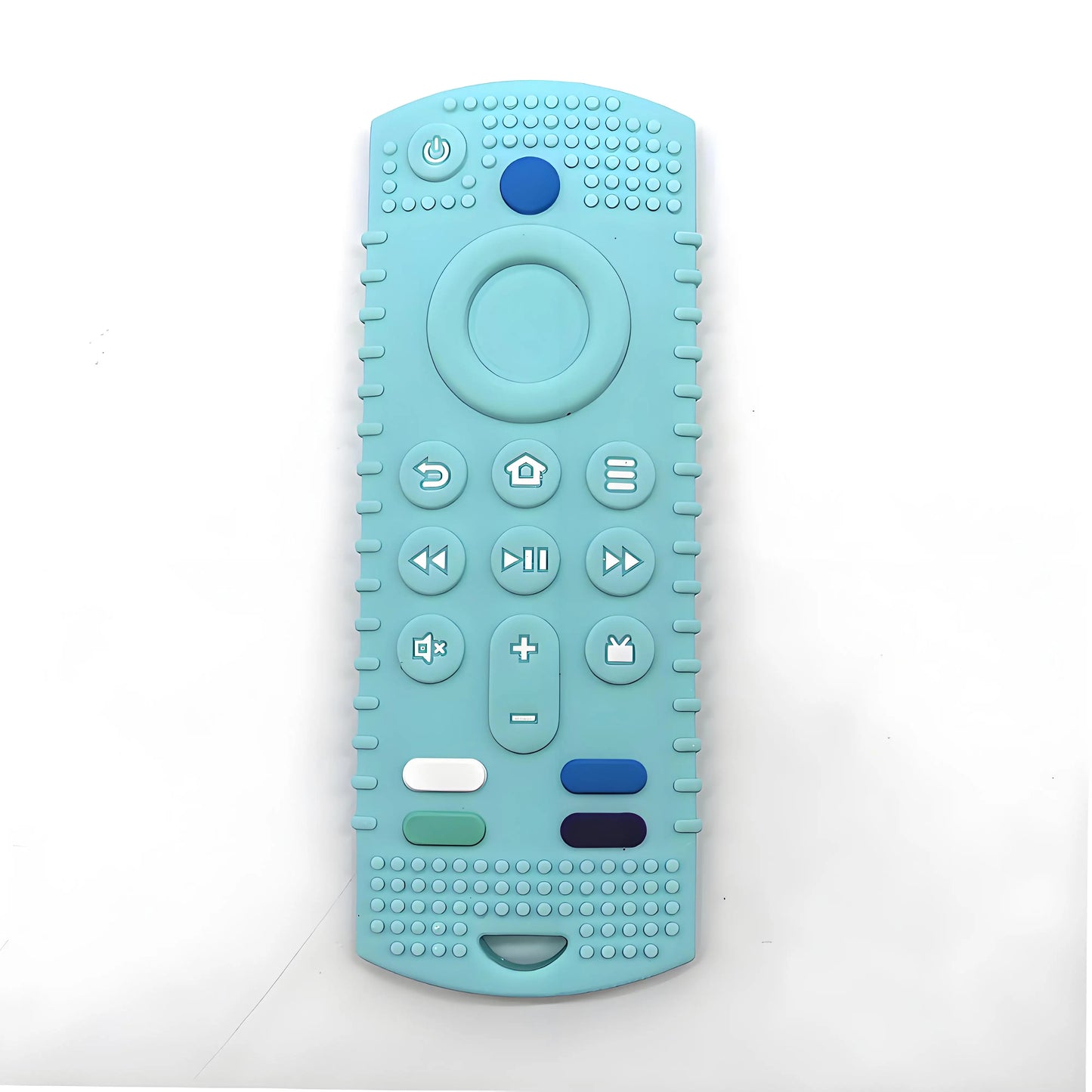 Silicone Baby Teether Soothing Teether Early Educational Sensory Toys for Infant Teether Remote Control Shape