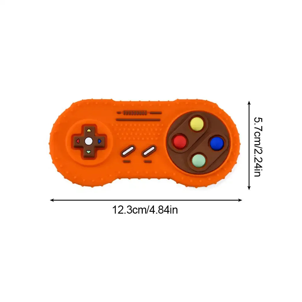 Baby Silicone Teether Toys Remote Control Shape Teether Rodent Gum Pain Relief Teething Toy Kids Sensory Educational Healthcare