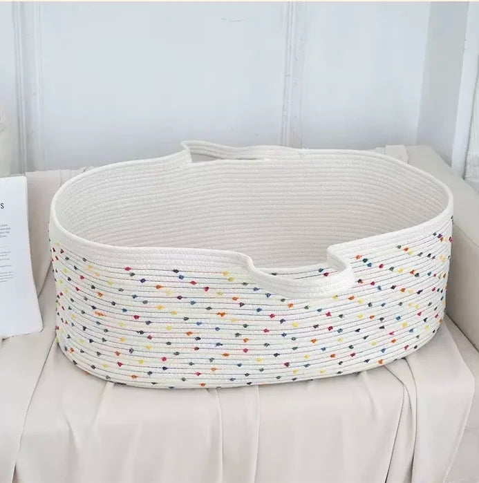 NPK Handmade Reborn Doll Accessories 16-20inch High Quality Cradle Baby Doll Basket Doll Collectors Gift