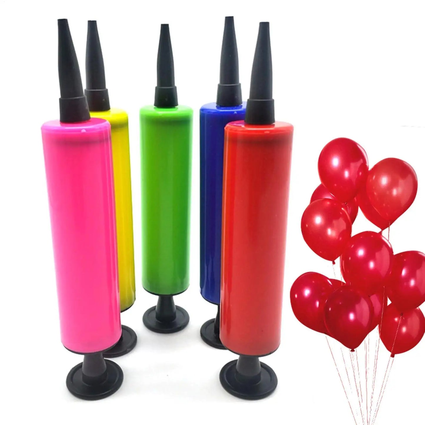 1Pcs Balloon Pump Balloon Inflator Hand Push Air Pump Wedding Birthday Party Kids Baby Shower Balloon Accessories Tools