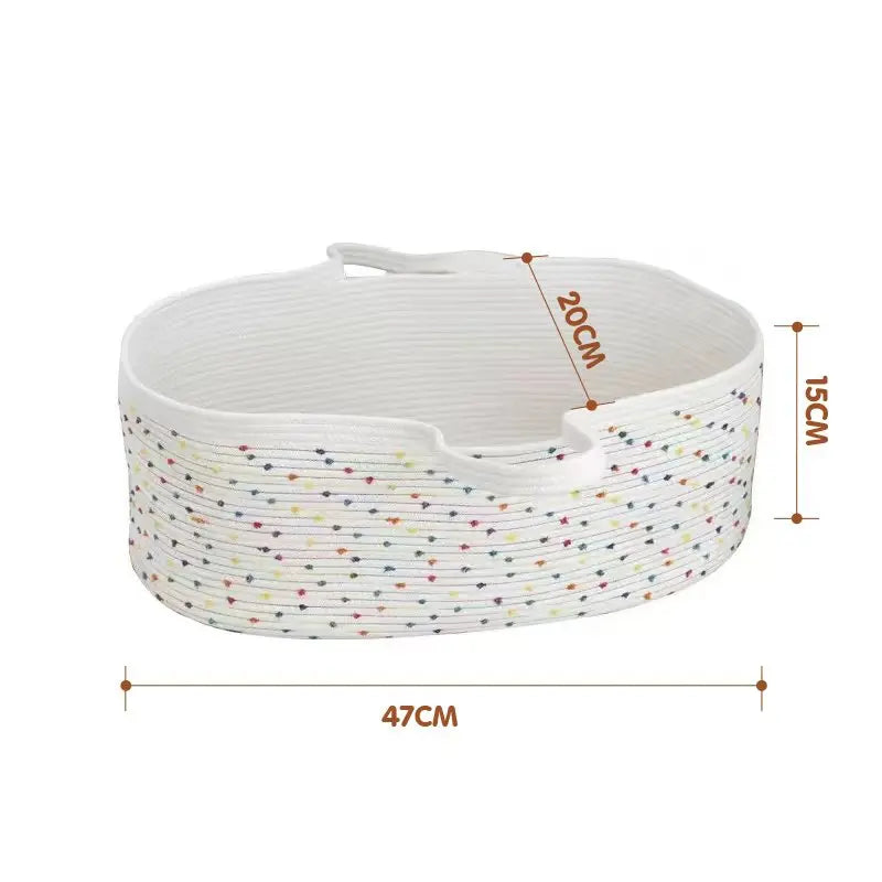 NPK Handmade Reborn Doll Accessories 16-20inch High Quality Cradle Baby Doll Basket Doll Collectors Gift